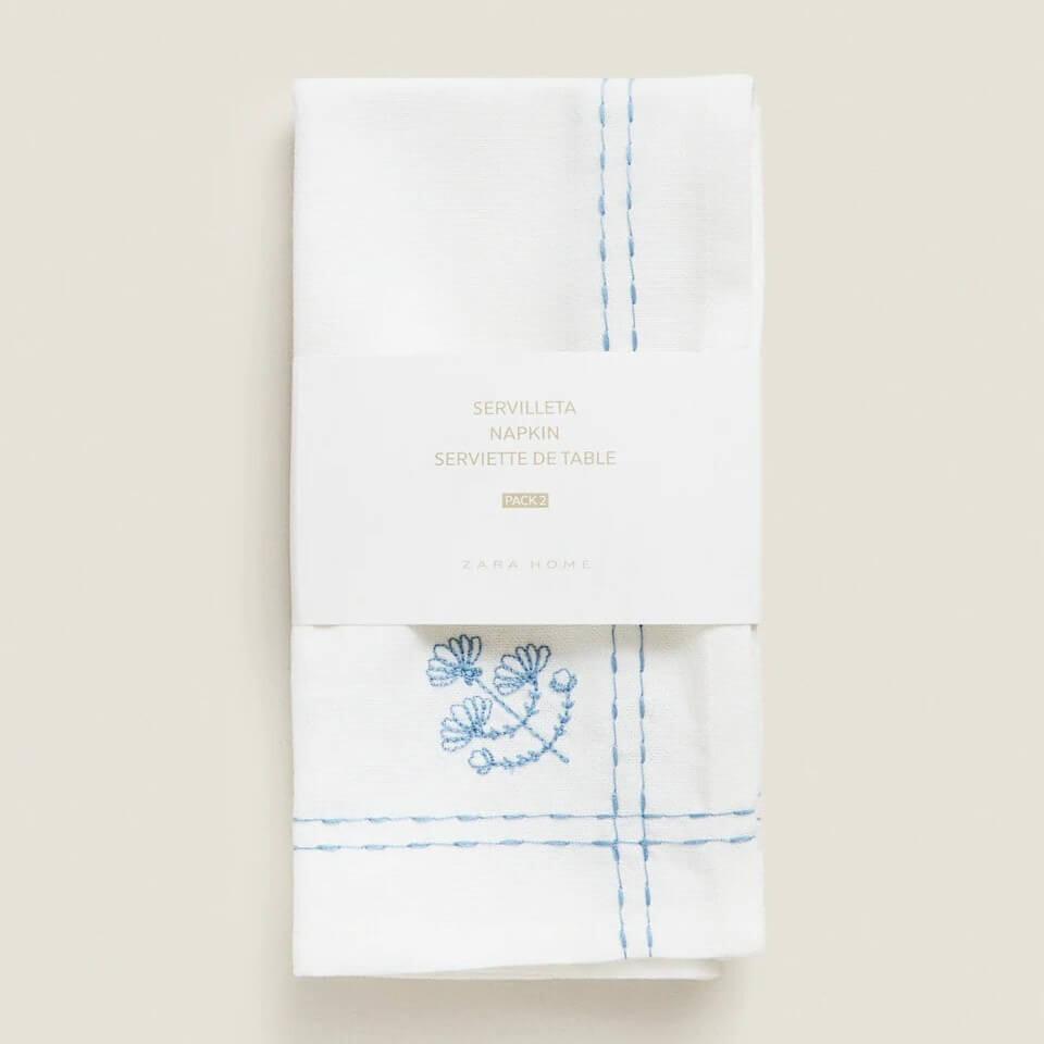 

Салфетки Zara Home, белый