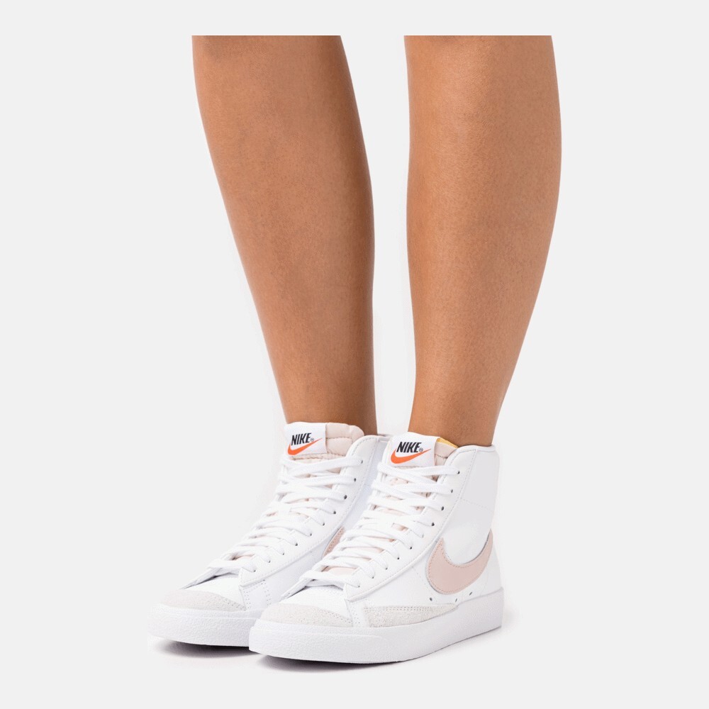 

Кроссовки Nike Sportswear Blazer Mid 77, white/pink oxford/black/summit white, Белый