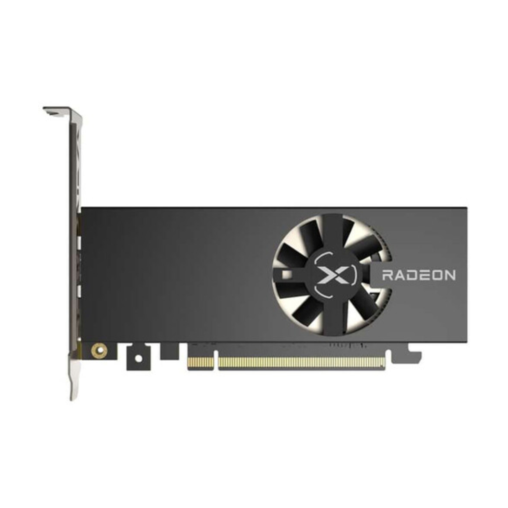 Видеокарта XFX Speedster SWFT105 AMD Radeon RX 6400, 4 ГБ, черный видеокарта xfx speedster qick 308 radeon rx 6650xt 8 гб rx 665x8ludy