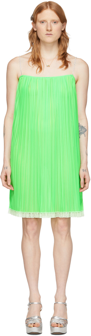 

Зеленое платье-комбинация The Cami Marc Jacobs
