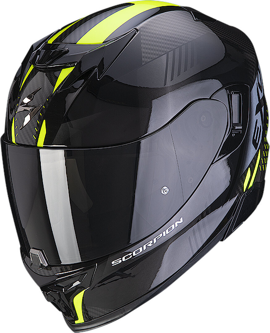 

Шлем Scorpion EXO-520 Evo Air Laten с логотипом, черный/желтый