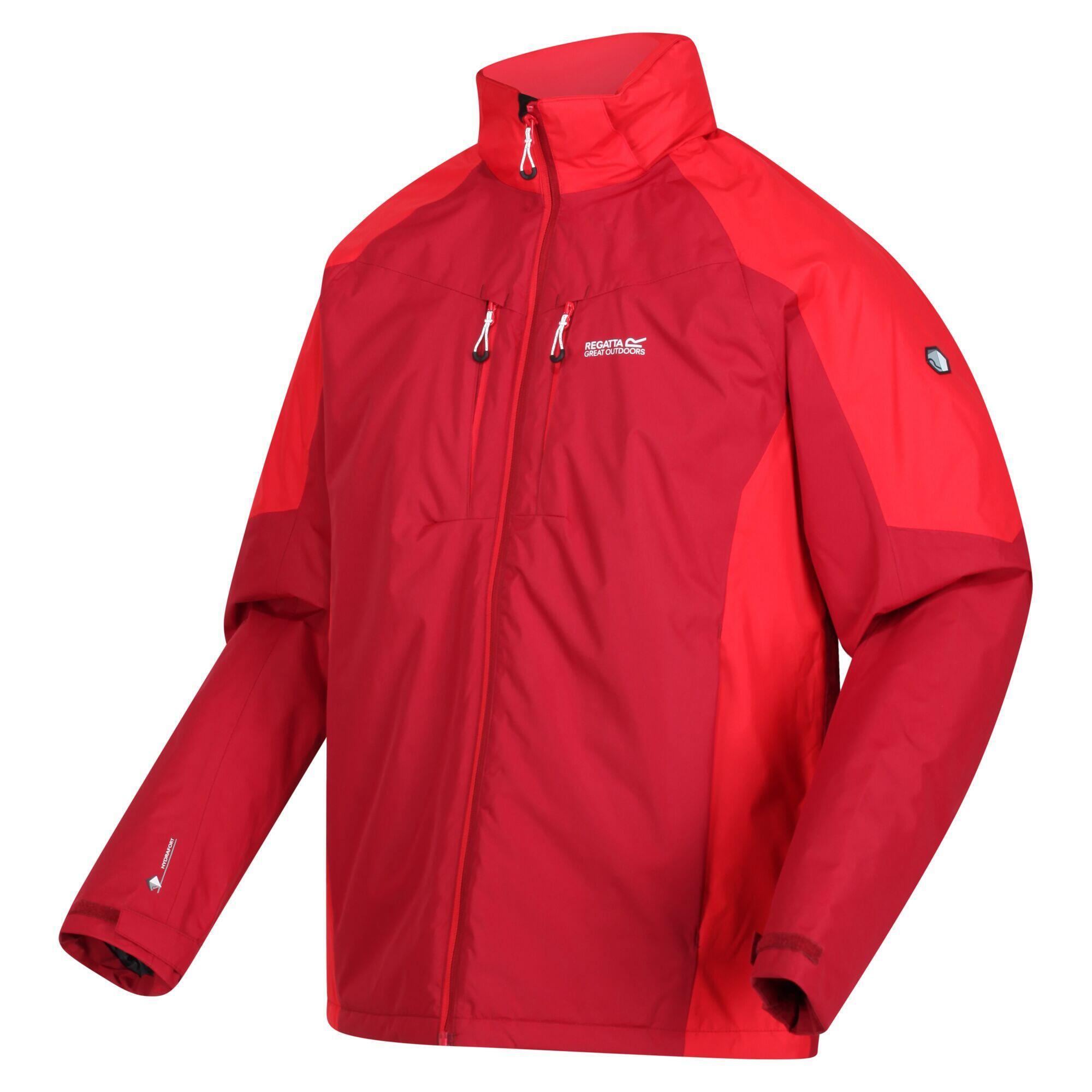 цена Куртка Regatta мужская непромокаемая, красный