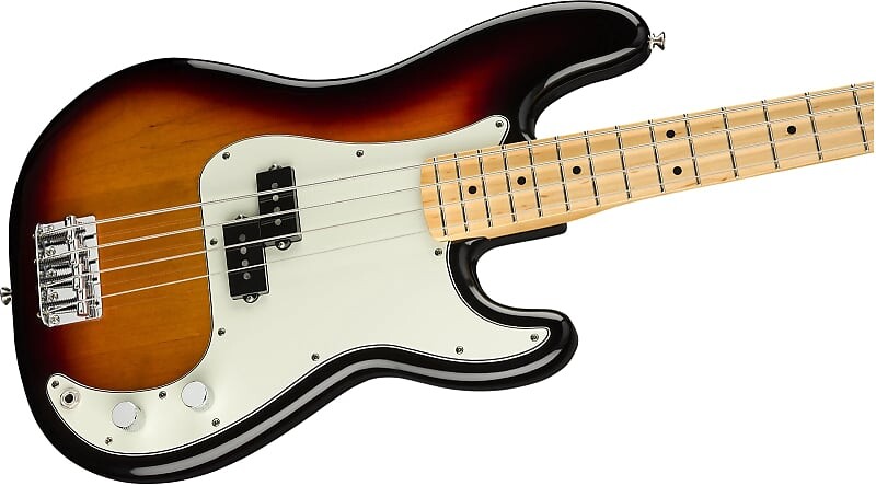 

Бас-гитара Fender Player Precision с накладкой из клена, 3 цвета Sunburst Player Precision Bass with Maple Fretboard