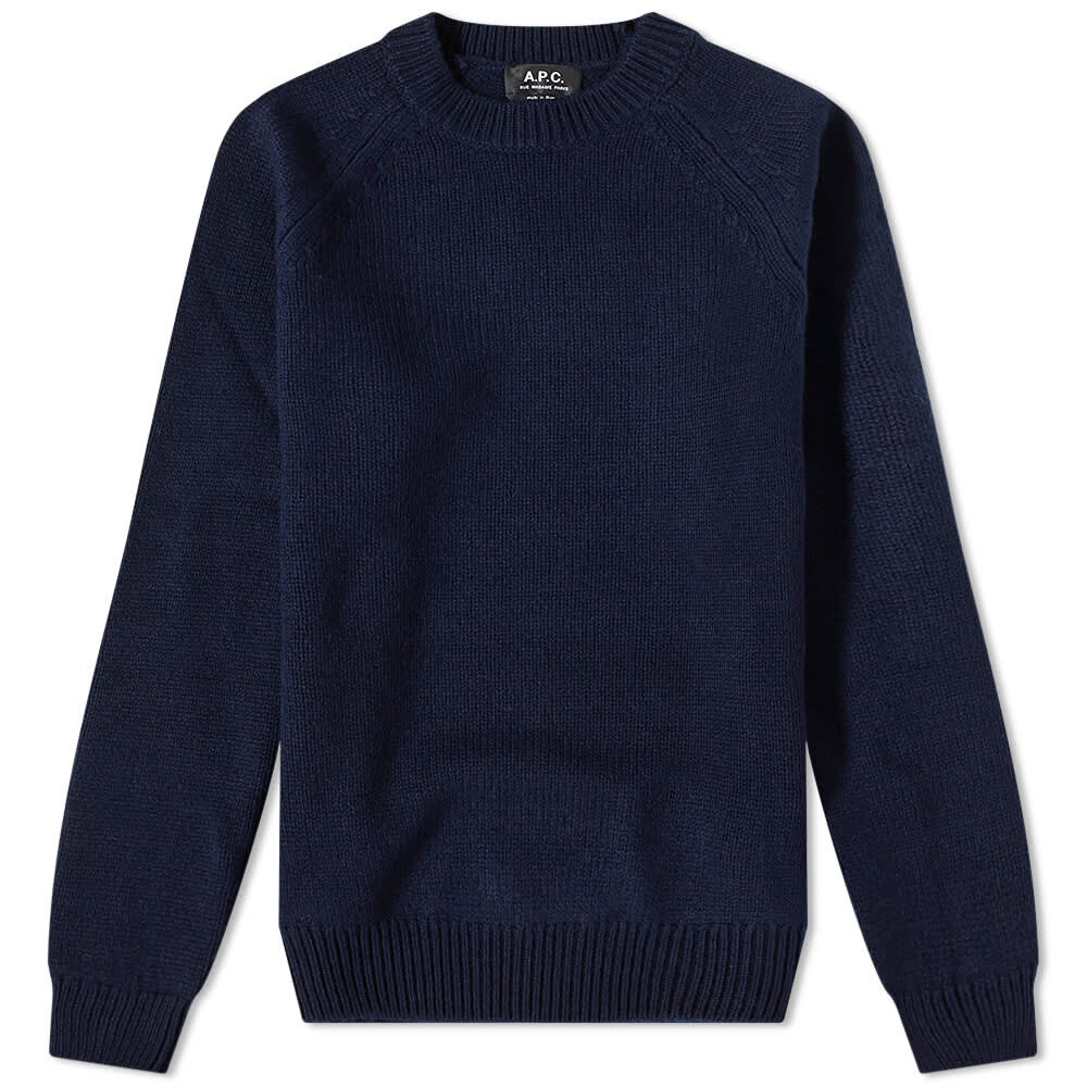 

Джемпер A.P.C. Pierre Lambswool Crew Knit, Черный