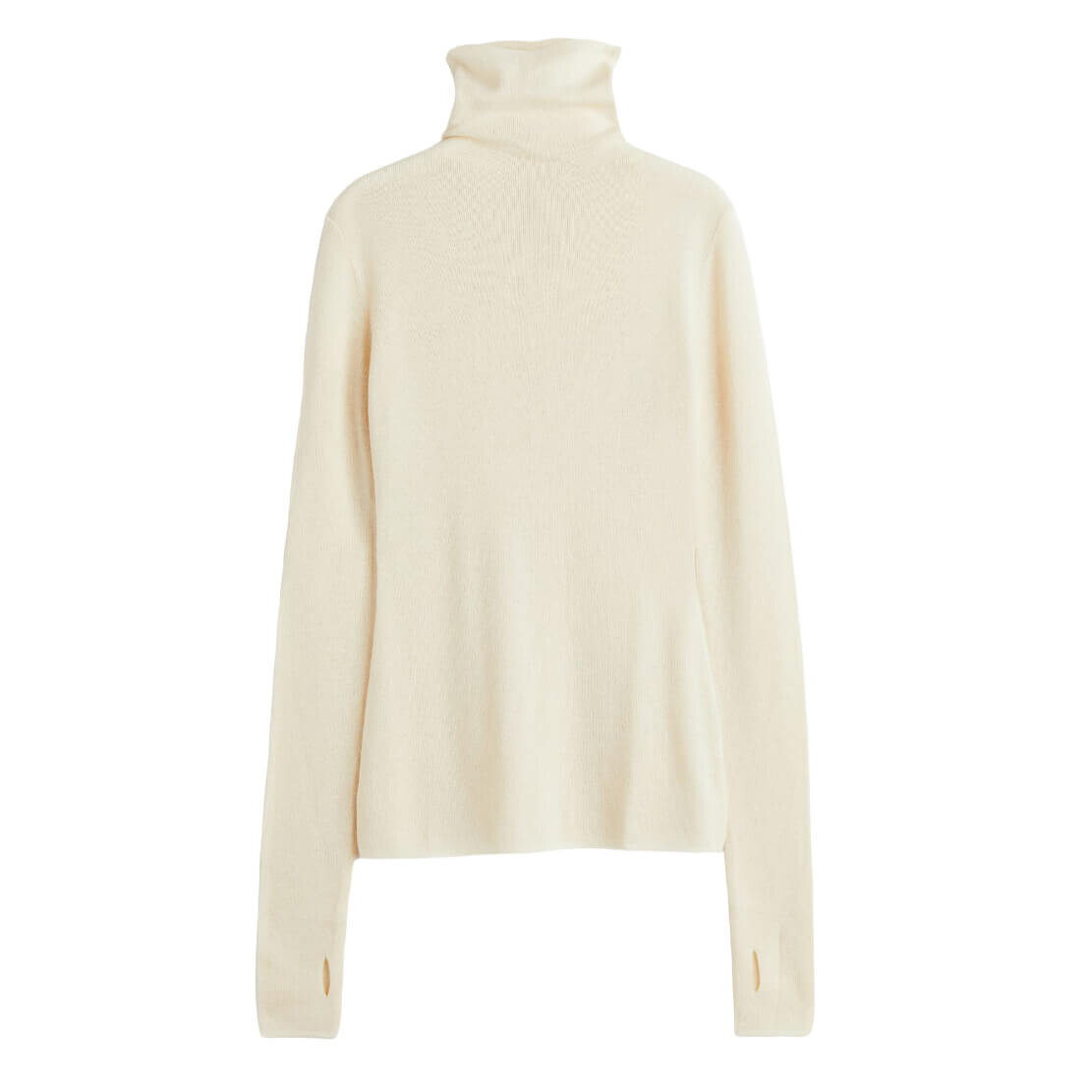 

Свитер H&M Premium Selection Cashmere-blend Turtleneck, кремовый, Бежевый