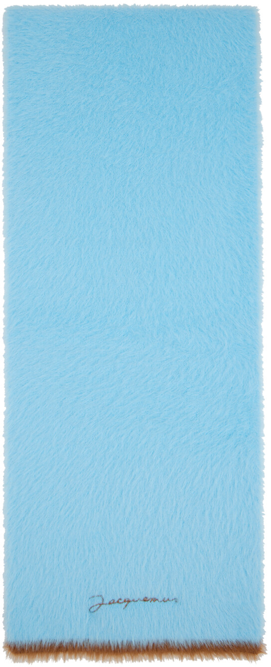 

Синий шарф Le Papier Neve Jacquemus