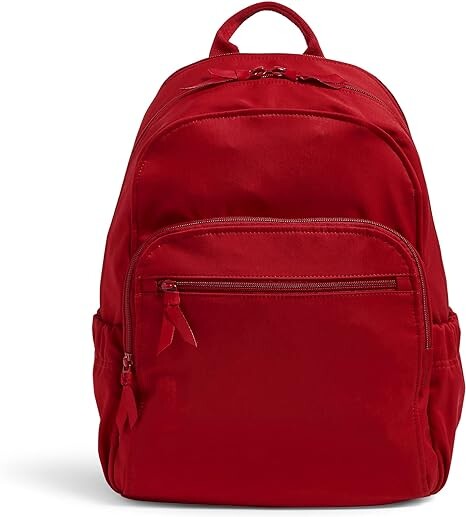 

Женский хлопковый рюкзак Vera Bradley Campus, красный