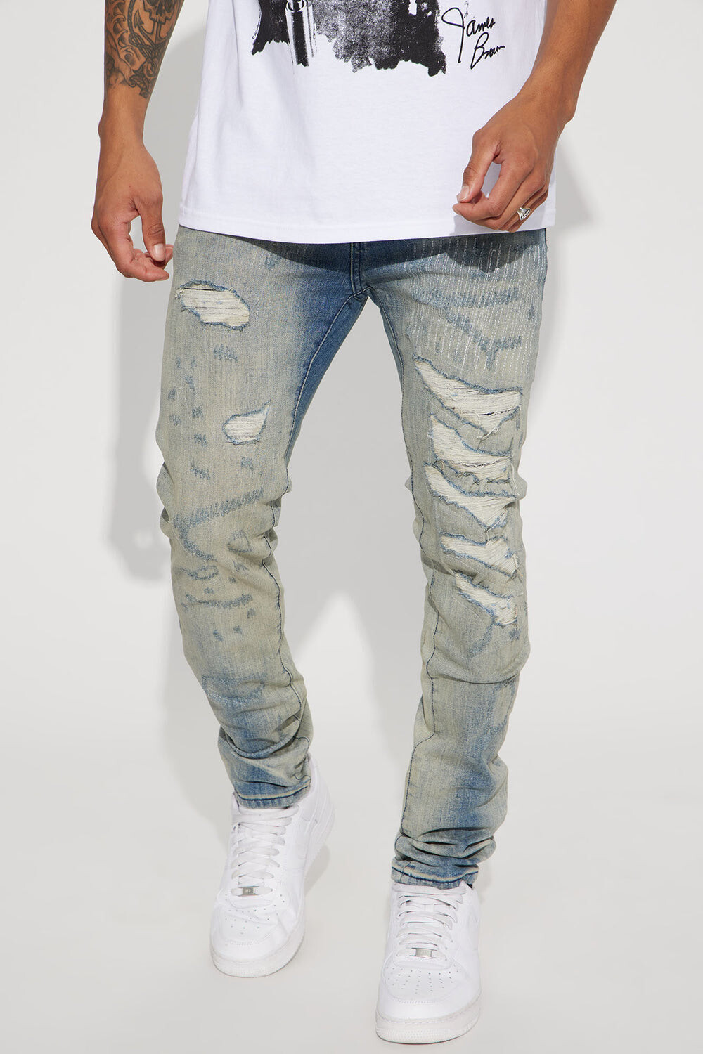 

Джинсы скинни Fashion Nova BRANDON, синий