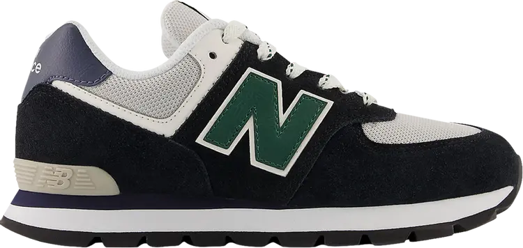 

Кроссовки New Balance 574 Big Kid 'Black Nightwatch Green', черный