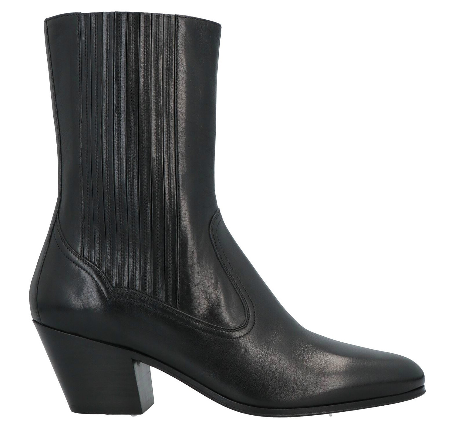

Кожаные полусапоги CELINE, черный