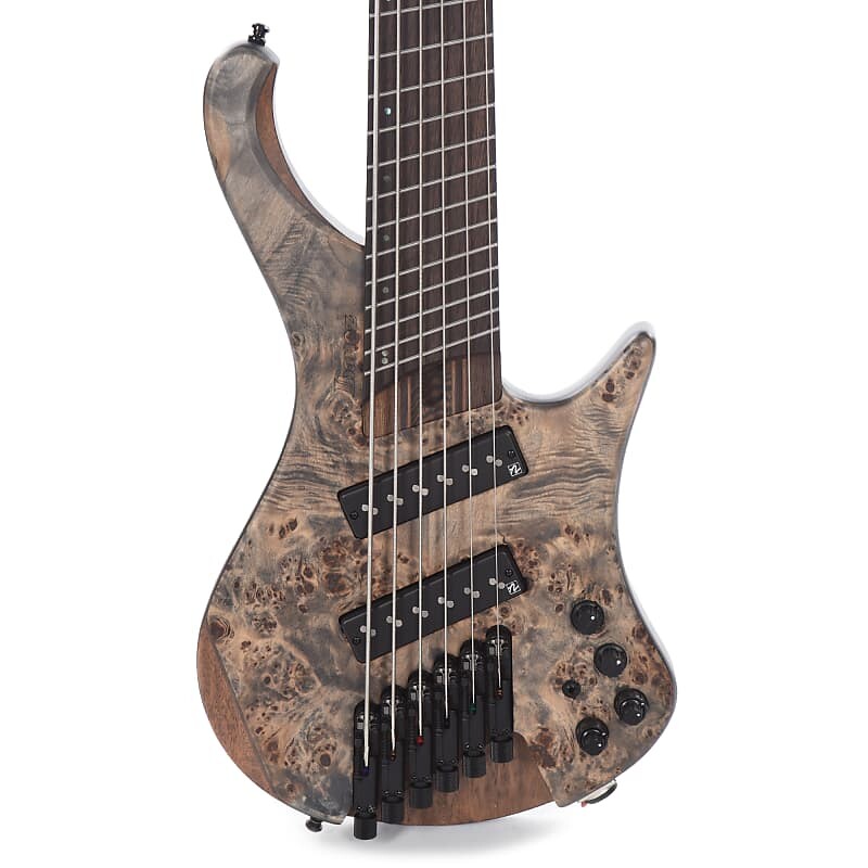 

Ibanez EHB1506MS Эргономичный безголовый бас Multi Scale Black Ice Flat