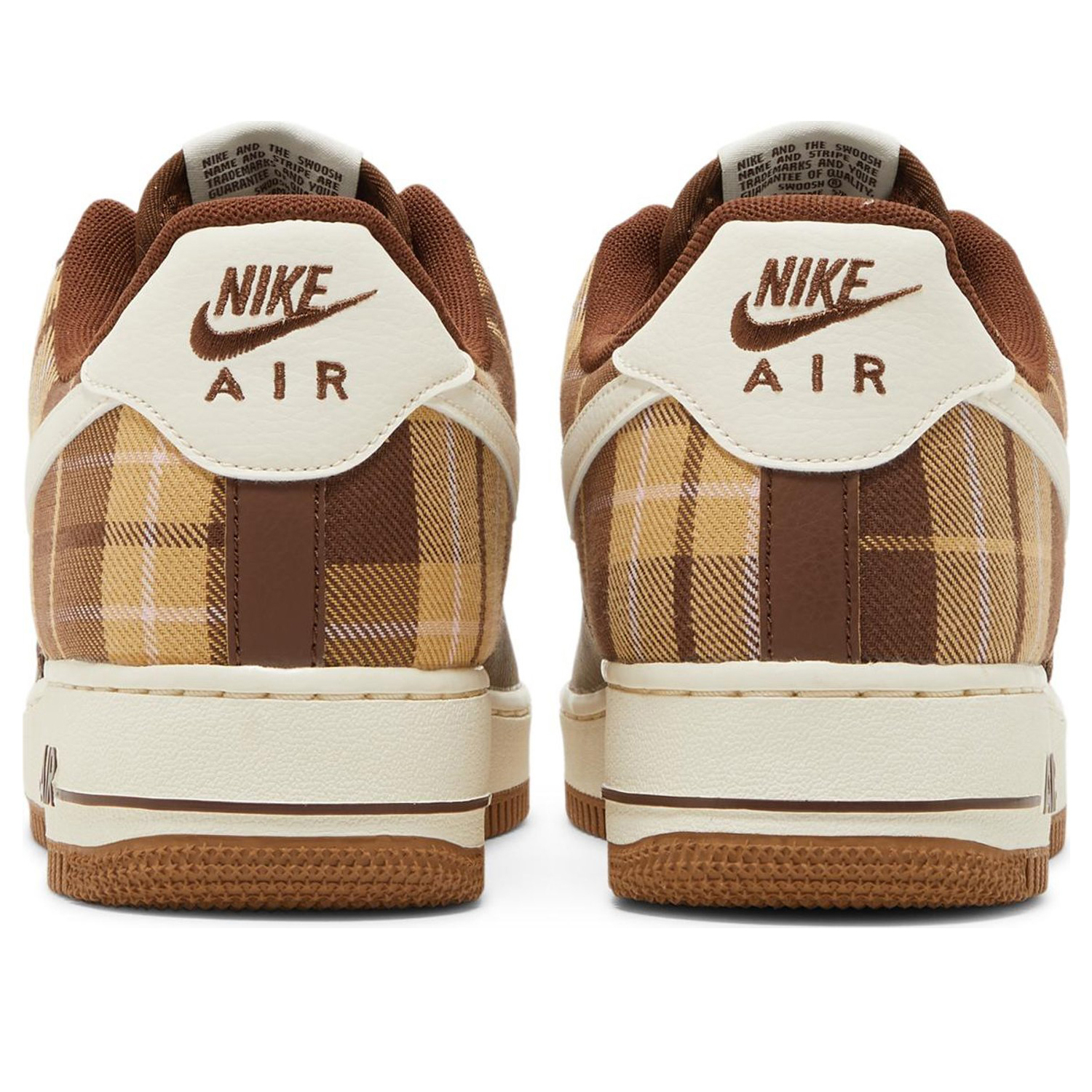 Nike air force 1 cheap plaid swoosh