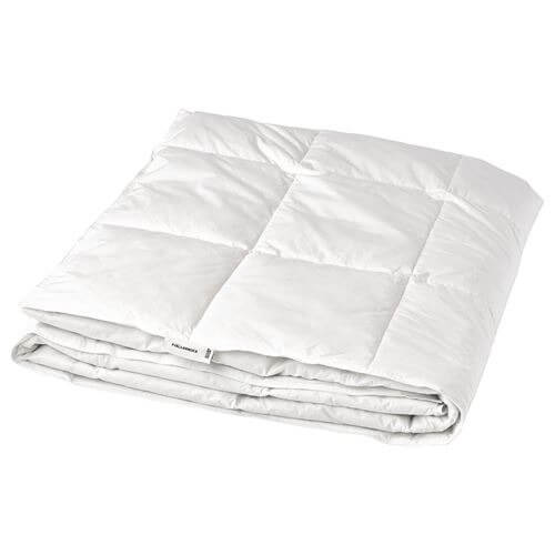 Одеяло двуспальное Ikea Fjallarnika 240х220, белый одеяло chaude 70 утиного пуха 140 x 200 см белый