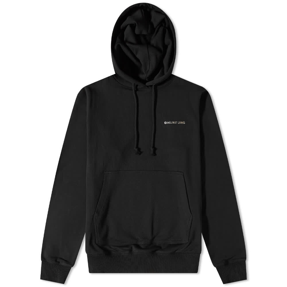 

Толстовка Helmut Lang Metallic Patch Logo Hoody, Черный