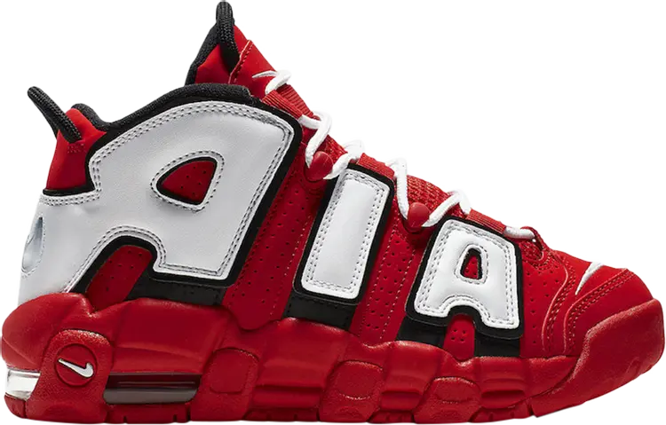 Кроссовки Nike Air More Uptempo GS 'Hoop Pack', красный
