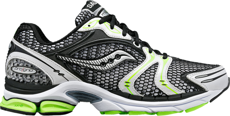 

Кроссовки Saucony ProGrid Triumph 4 Black Silver Fluo Green, черный