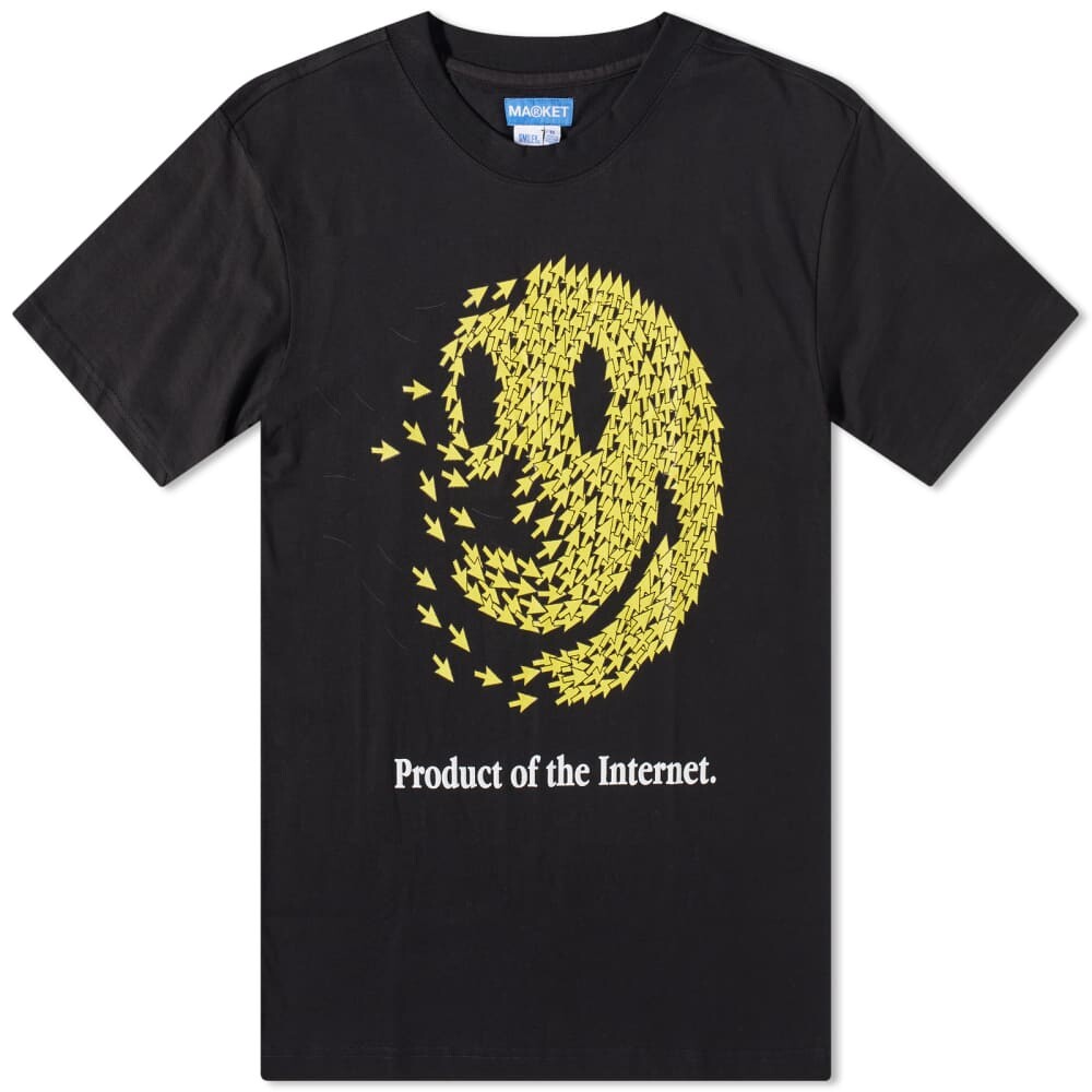 

Футболка Market Smiley Product Of The Internet Tee, Черный