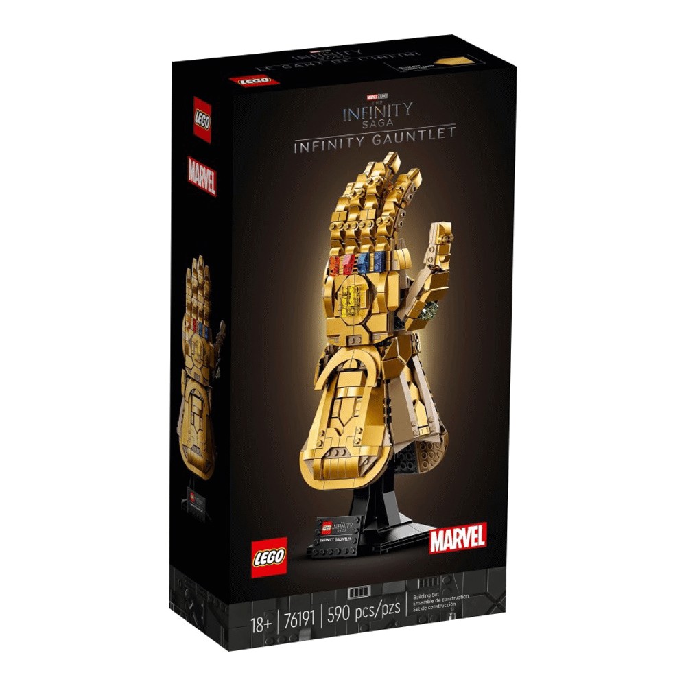 Конструктор LEGO Marvel Super Heroes Перчатка Бесконечности 76191, 590 деталей lego super heroes перчатка бесконечности 76191