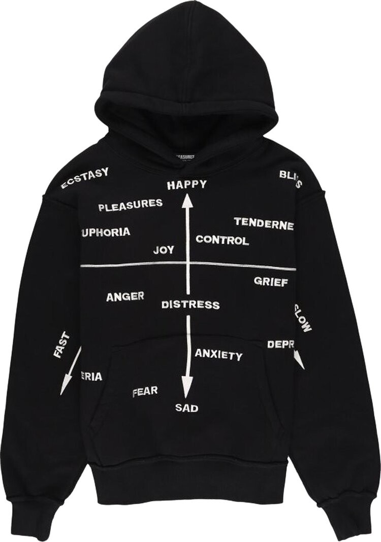 

Худи Pleasures Hysteria Hoodie 'Black', черный