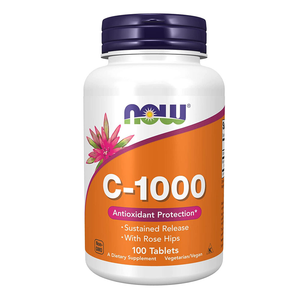 

Витамин C-1000 Now Foods, 100 таблеток