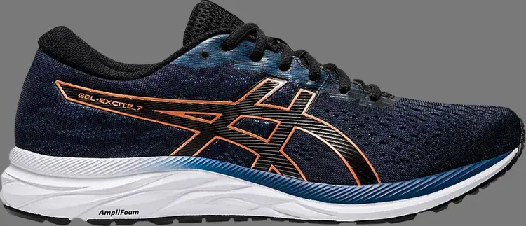 

Лимитированные кроссовки gel excite 7 'black pure bronze' Asics, черный