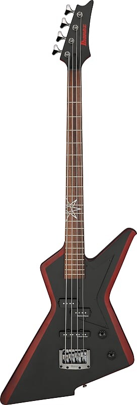 

Ibanez Mike D'Antonio Signature MDB5 Bass Guitar - Oxblood Weathered Black MDB5OXB