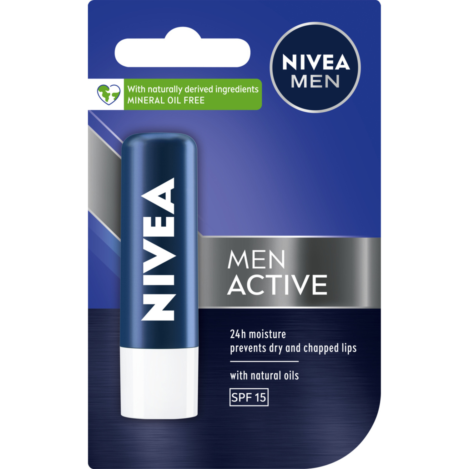 цена Nivea Men Active Помада для мужчин men active spf 15, 4,8 г