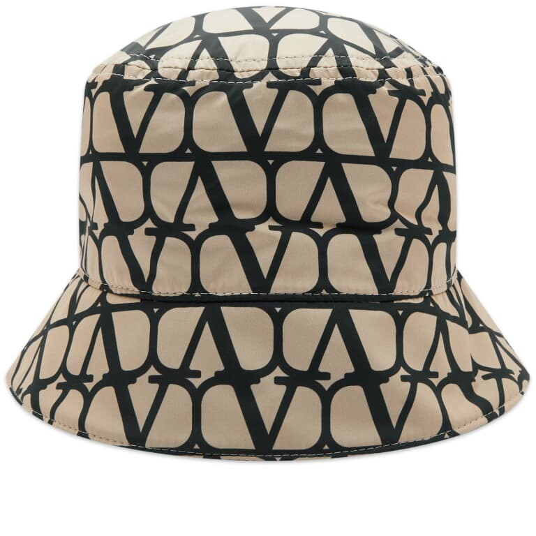 Панама Valentino Icon Bucket, бежевый/черный