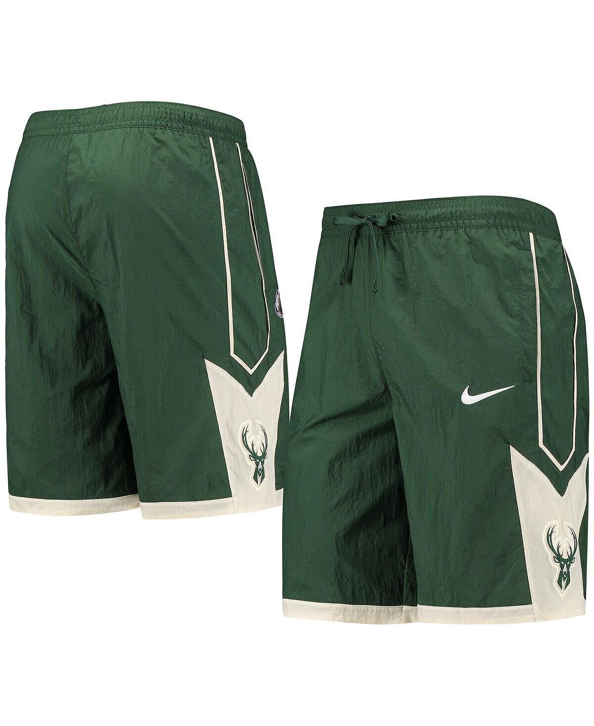 

Шорты Nike Hunter Milwaukee Bucks Courtside Heritage Size XLarge, темно-зеленый