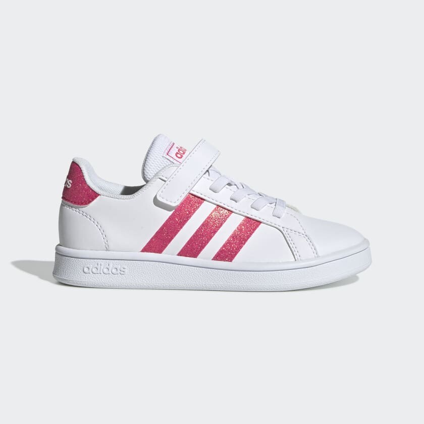 

Кроссовки Adidas Grand Court, белый/красный
