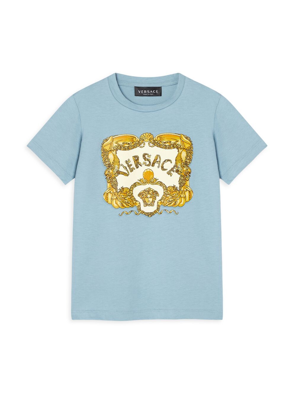 

Футболка Little Kid's & Kid's с логотипом Versace