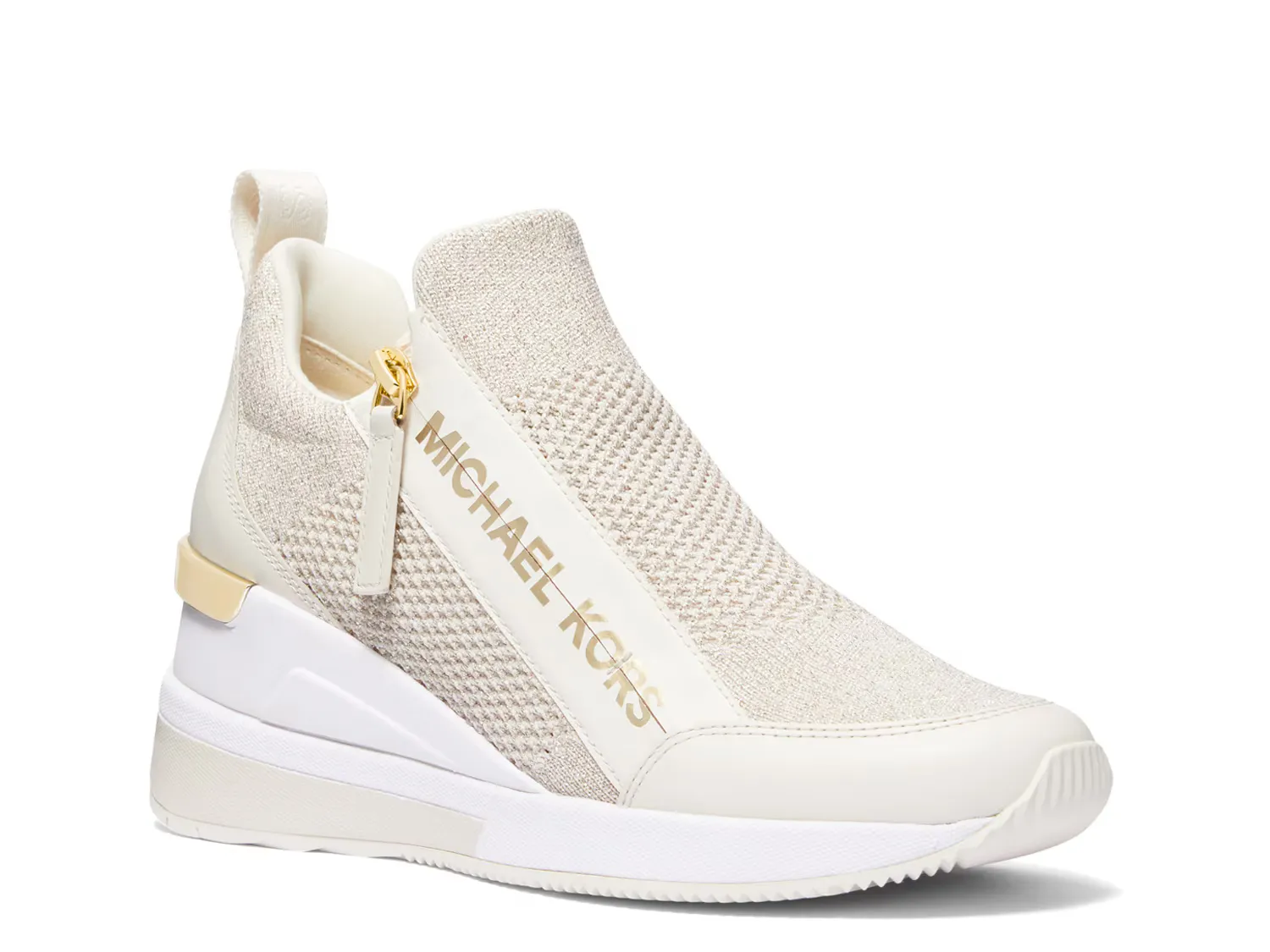 

Кроссовки Willis Wedge Sneaker Michael Michael Kors, цвет champagne