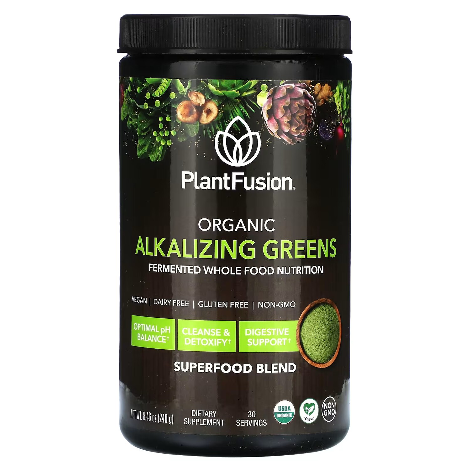 

Пищевая добавка PlantFusion Organic Alkalizing Greens, 240 г
