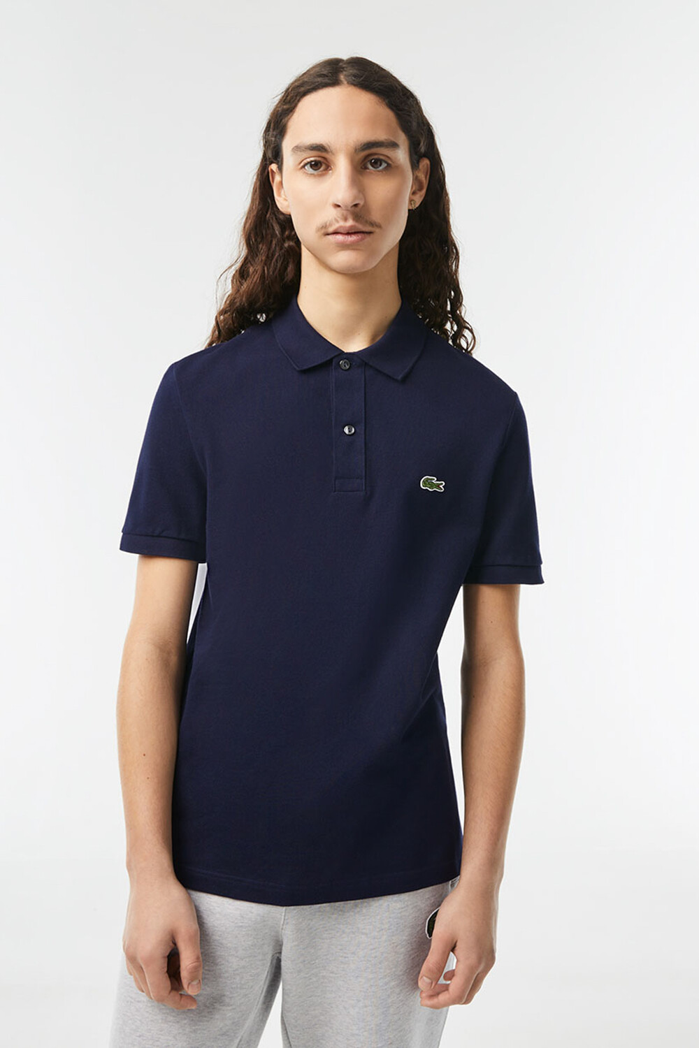

Футболка-поло – Темно-синяя – Классический крой Lacoste, темно-синий