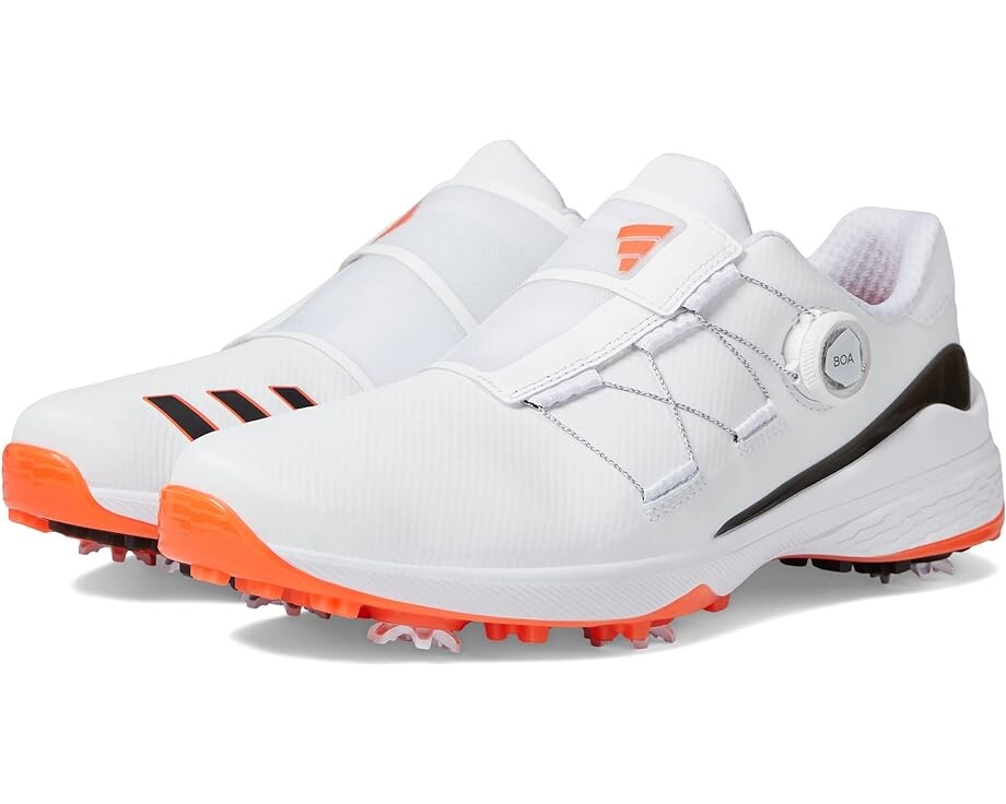 Кроссовки adidas Golf ZG23 Boa Lightstrike Golf Shoes, цвет Footwear White/Core Black/Semi Solar Red кроссовки adidas stan smith цвет semi solar pink white semi solar pink