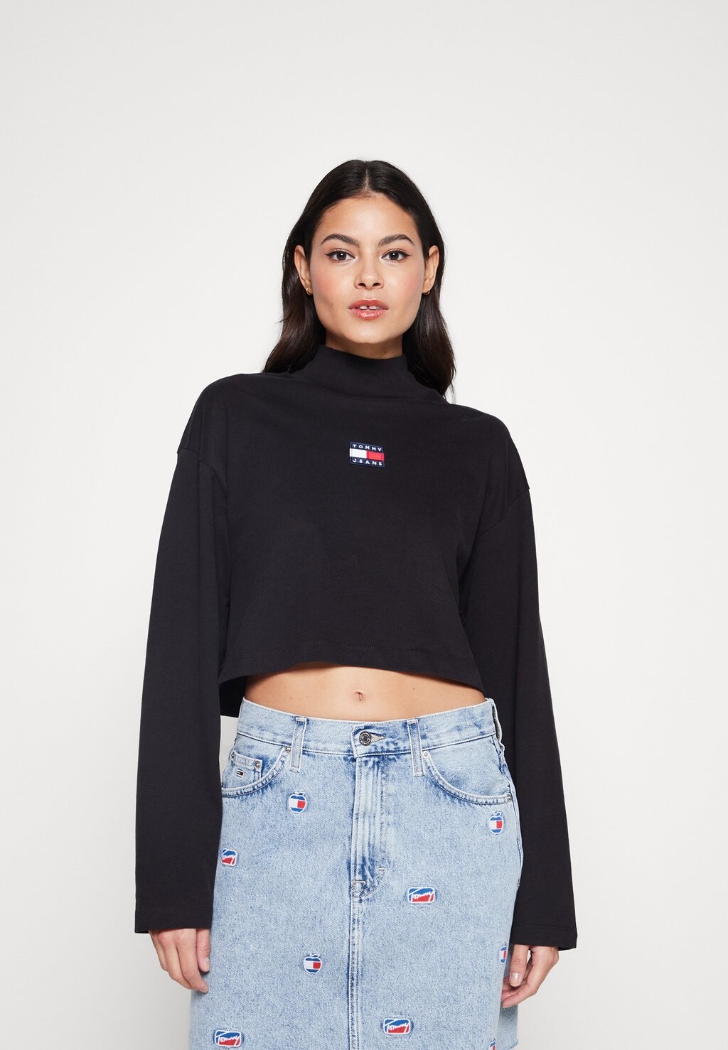 

Рубашка с длинным рукавом Tommy Jeans, черный