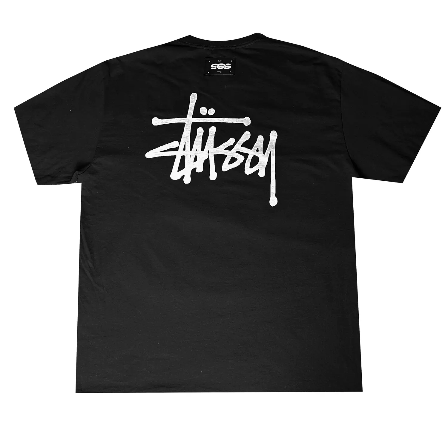 

SS24 Футболка унисекс черная Stussy, черный