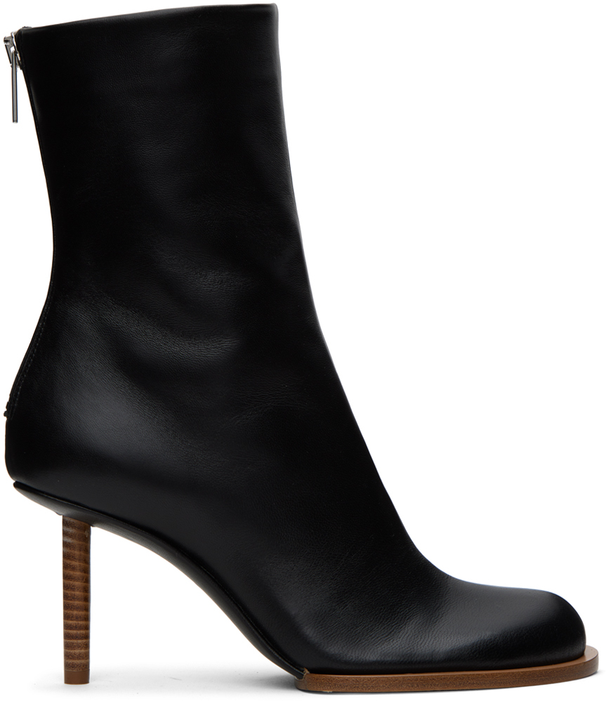 

Черные ботинки Le Chouchou Les Bottines Rond Carre Jacquemus, Черный