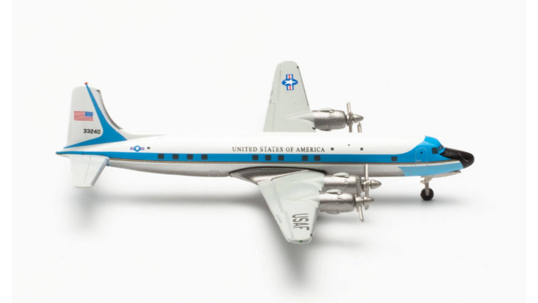 Сша air force douglas vc-118a 1254-й воздушный транспорт (специальные миссии) Herpa цена и фото