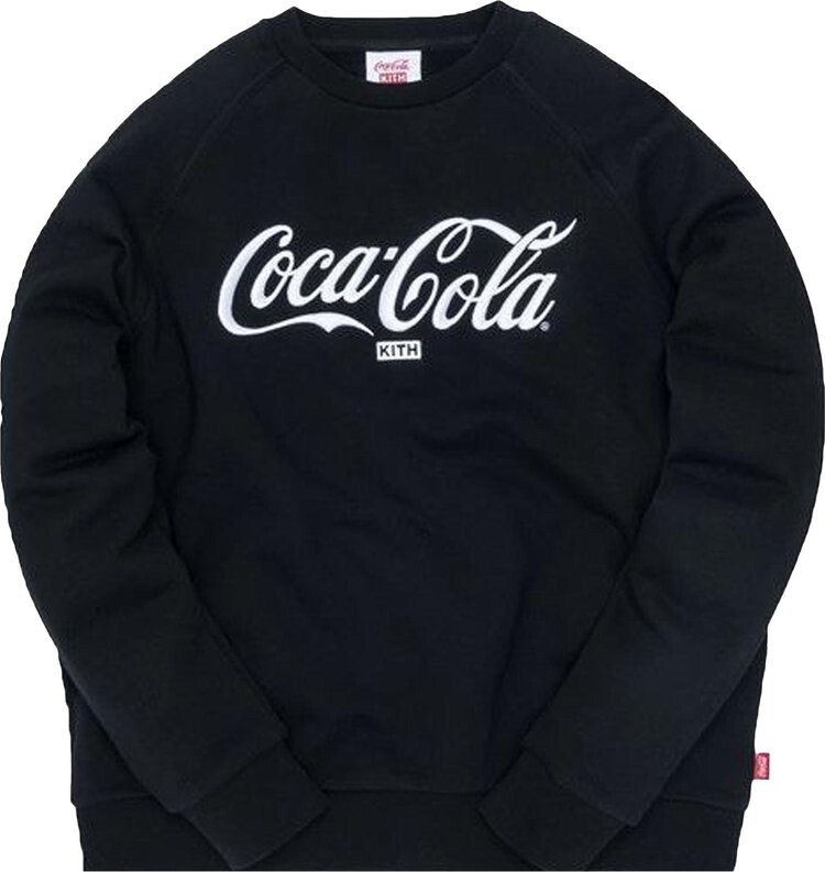 

Толстовка Kith x Coca-Cola Crewneck 'Black', черный