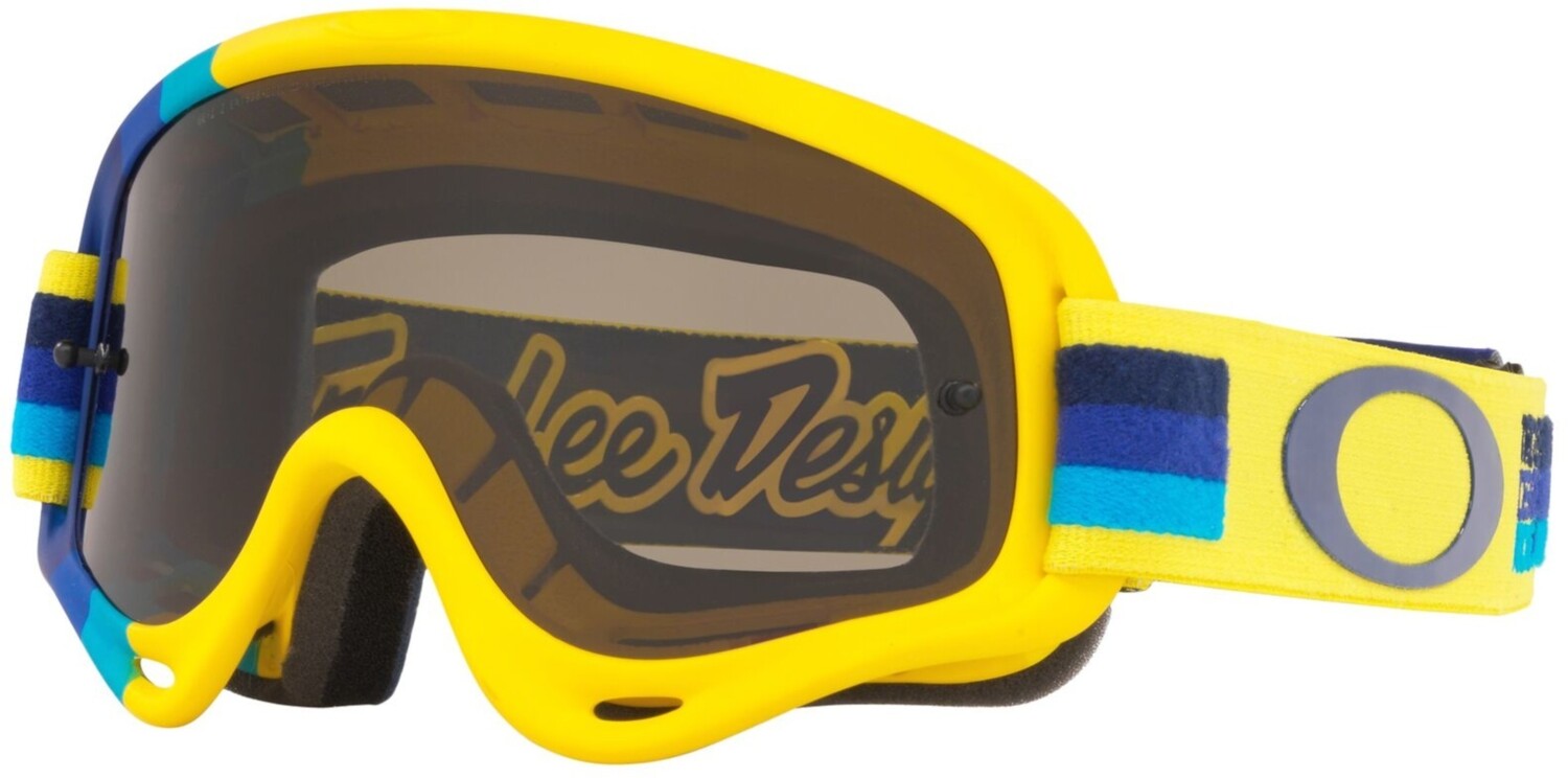 

Очки детские Oakley XS O-Frame TLD Pre-Mix Yelblue для мотокросса с надписью