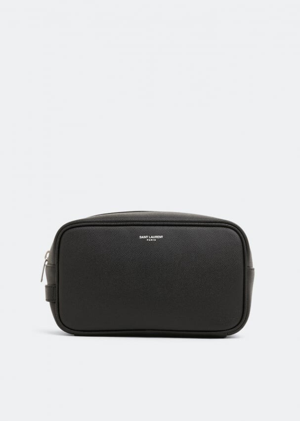 

Сумка SAINT LAURENT Monogramme washbag pouch, черный
