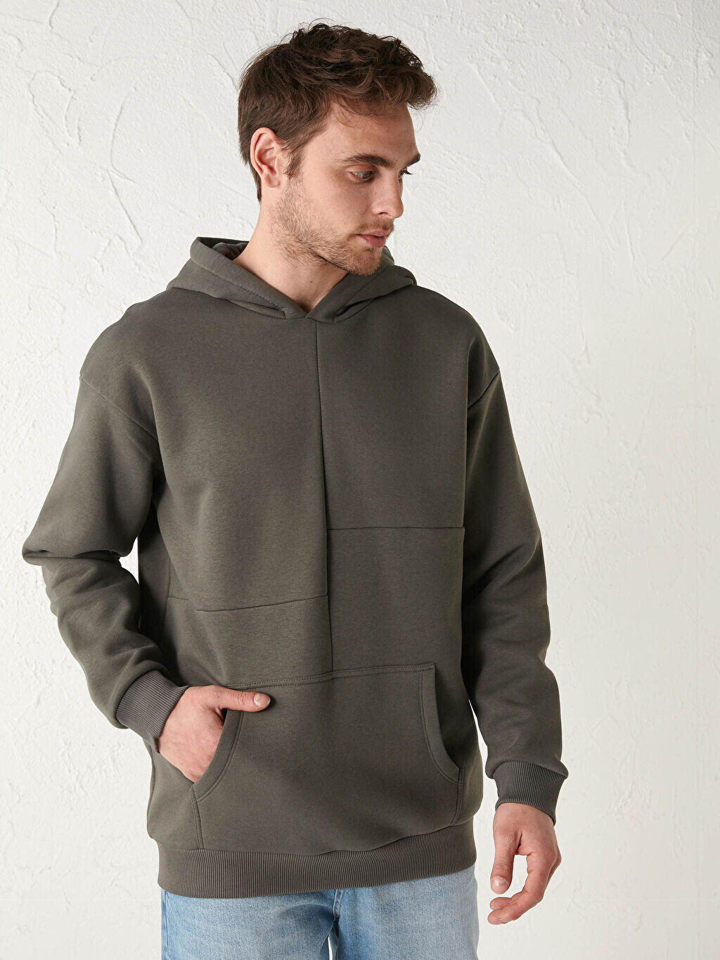 

Толстовка оверсайз с капюшоном LCW Casual