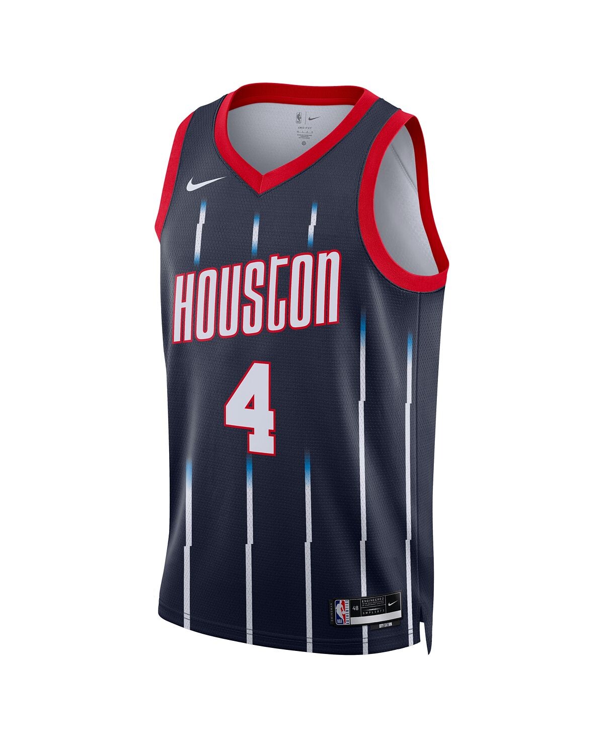 

Мужская и женская футболка jalen green navy houston rockets 2022/23 city edition swingman jersey Nike, синий