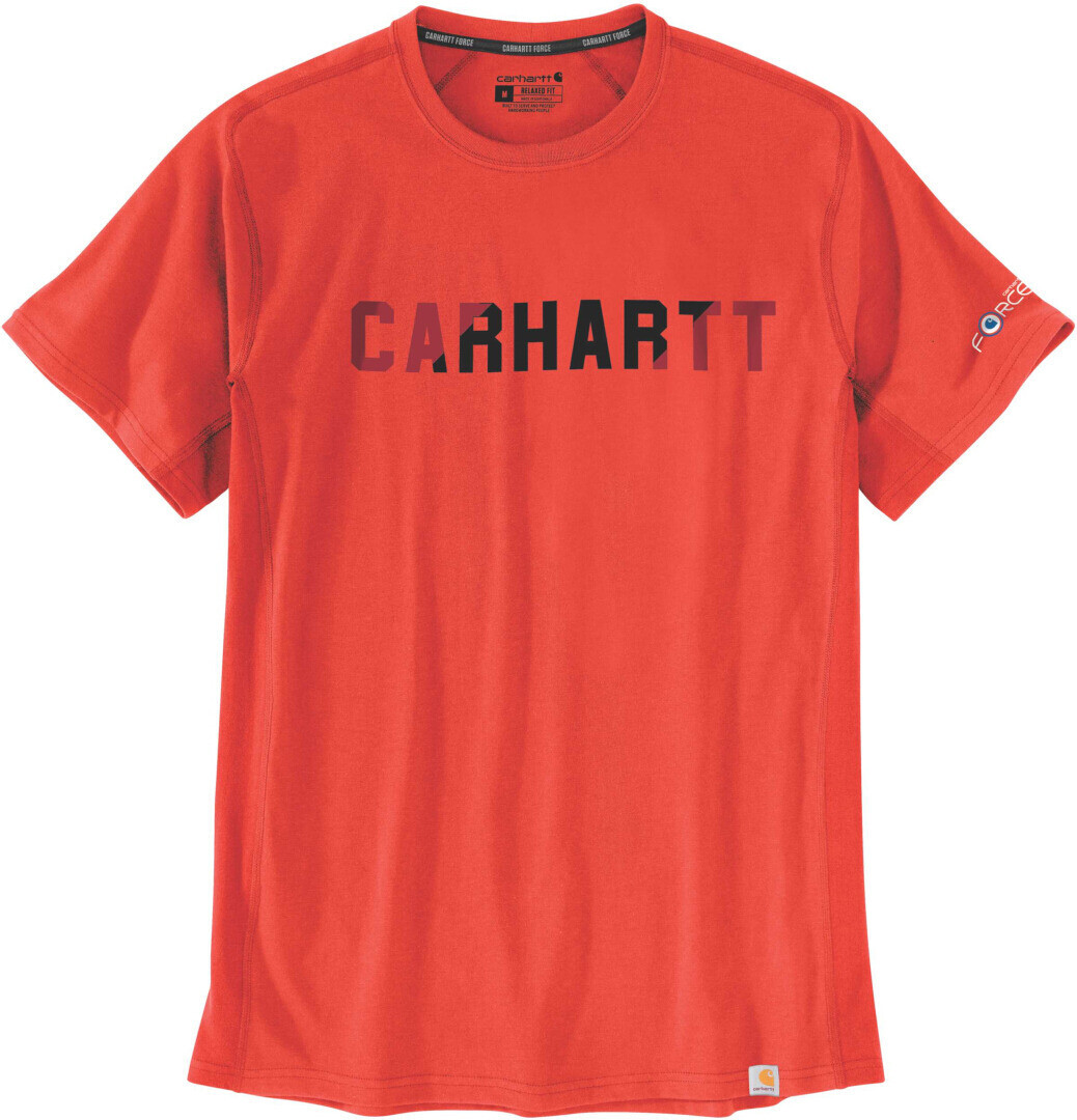

Футболка Carhartt Force Flex Block Logo, красный