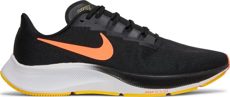 Кроссовки Nike Air Zoom Pegasus 37 'Black Bright Mango', черный - фото