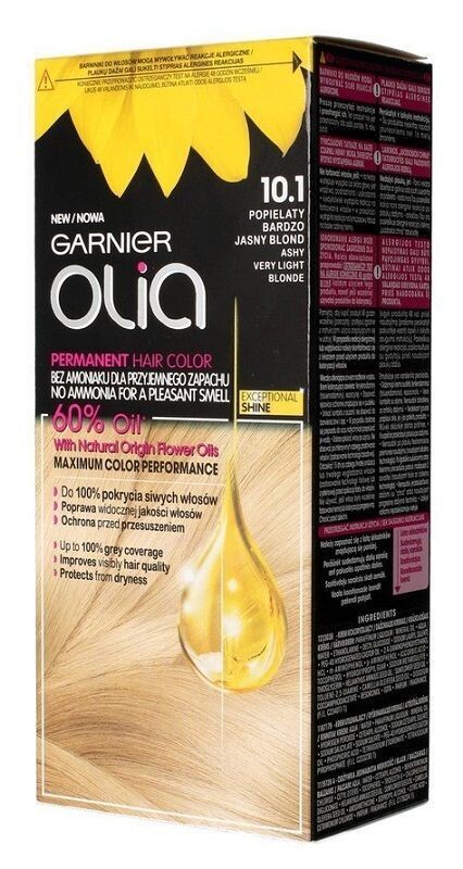 

Garnier Olia 10.1 Popielaty Bardzo Jasny Blond краска для волос, 1 шт.
