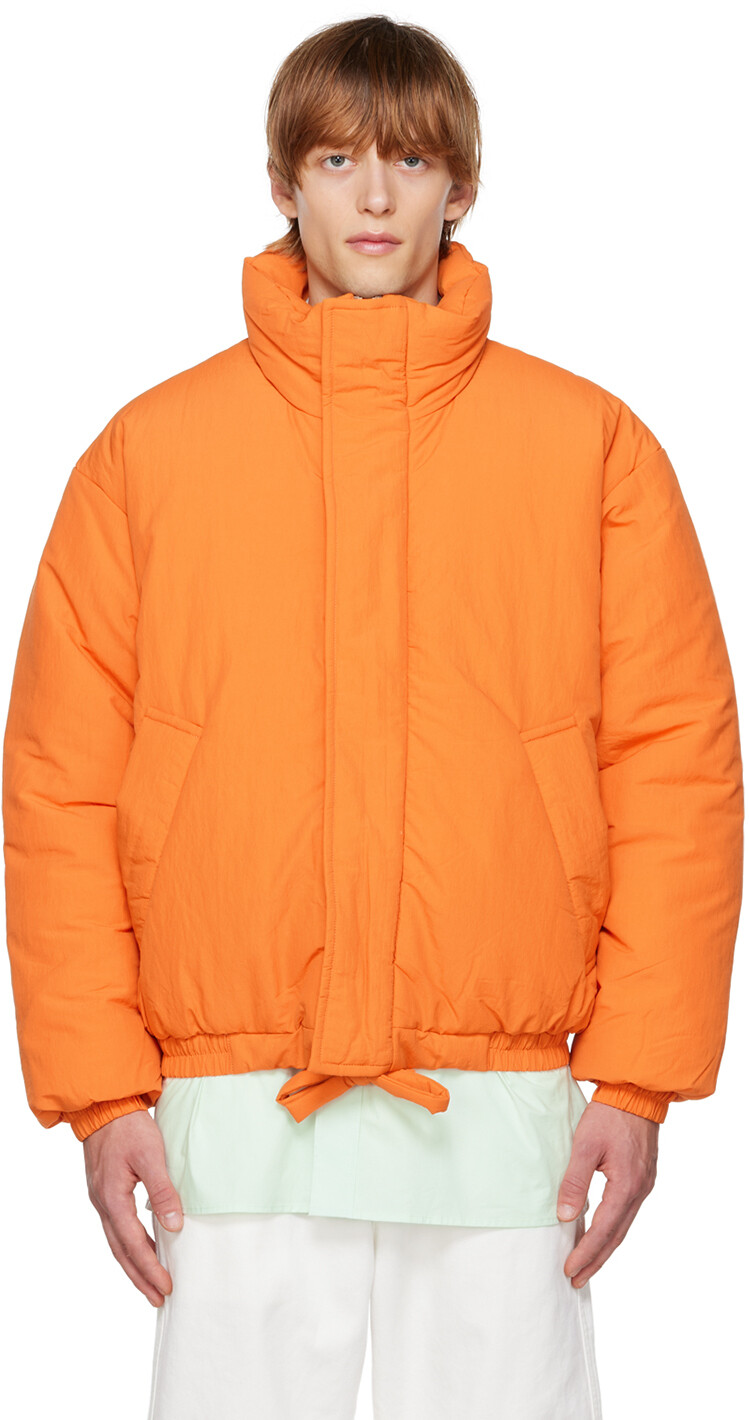 

Оранжевая стеганая куртка Acne Studios