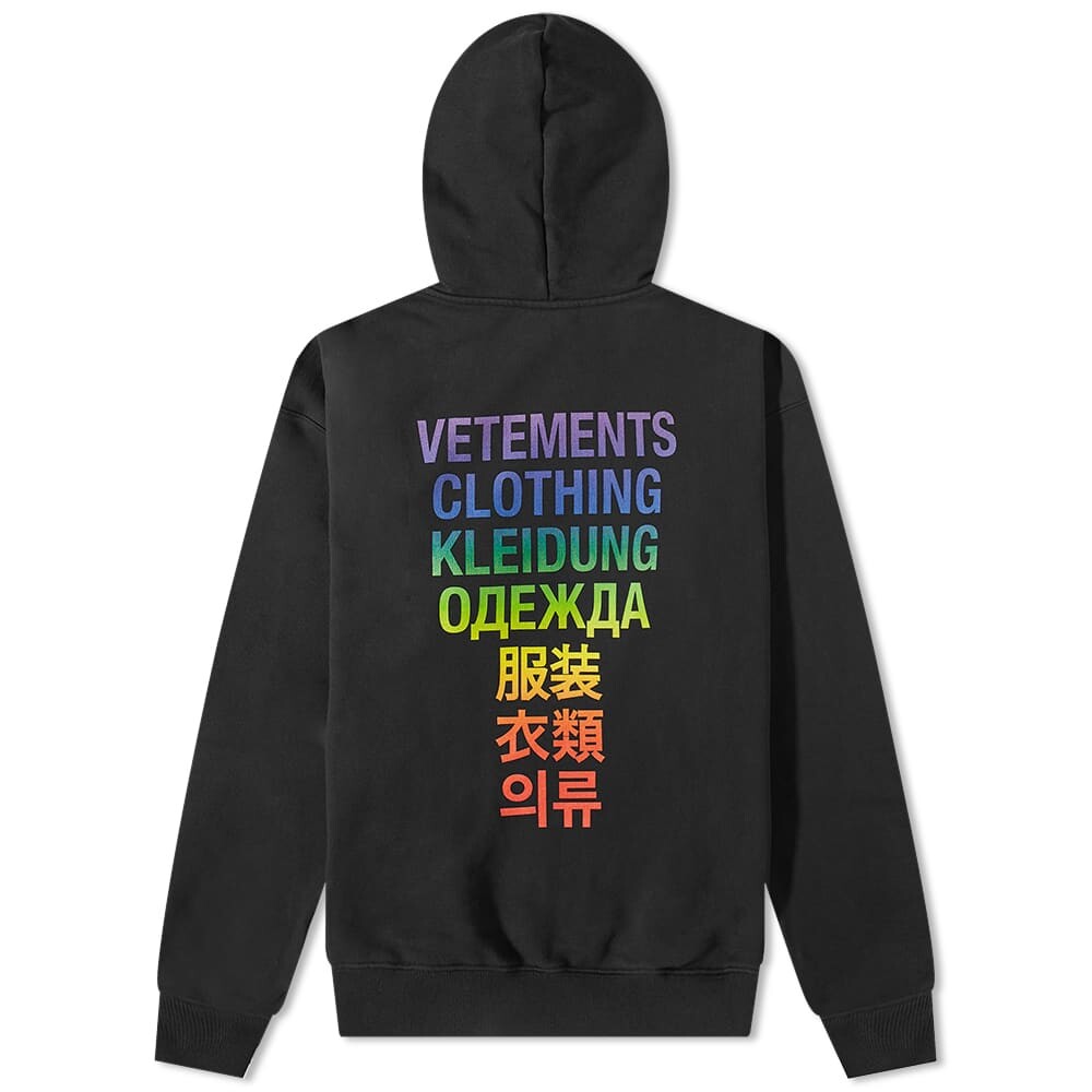 

Толстовка VETEMENTS Translation Popover Hoody