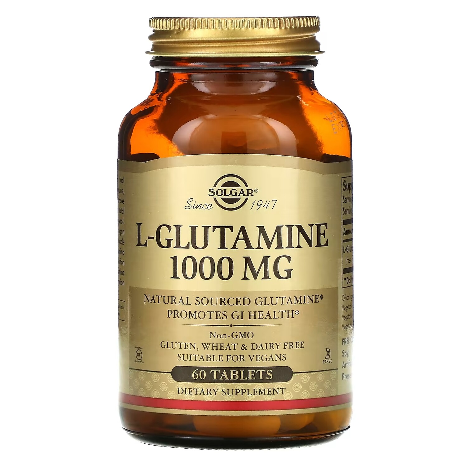 

Solgar L-глютамин 1000 мг, 60 таблеток